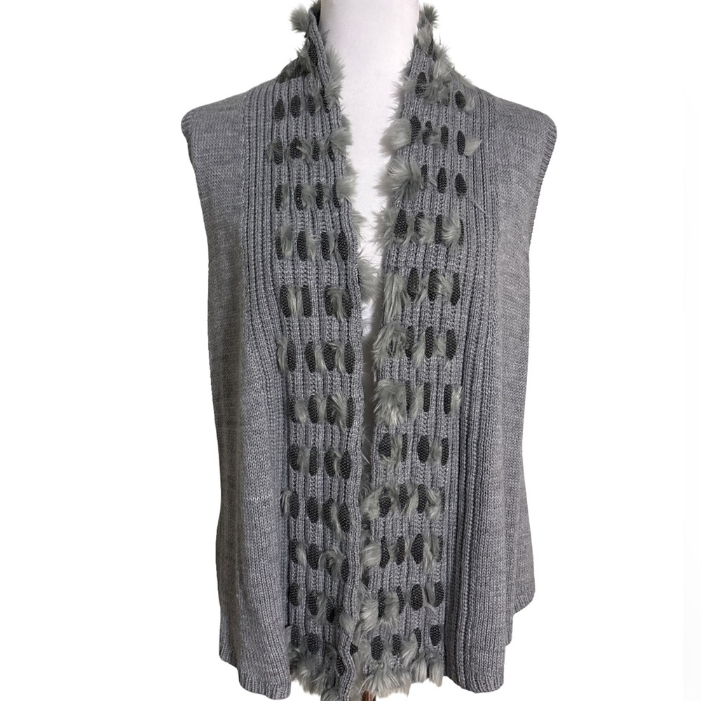 Chico's Fur Winter Vest